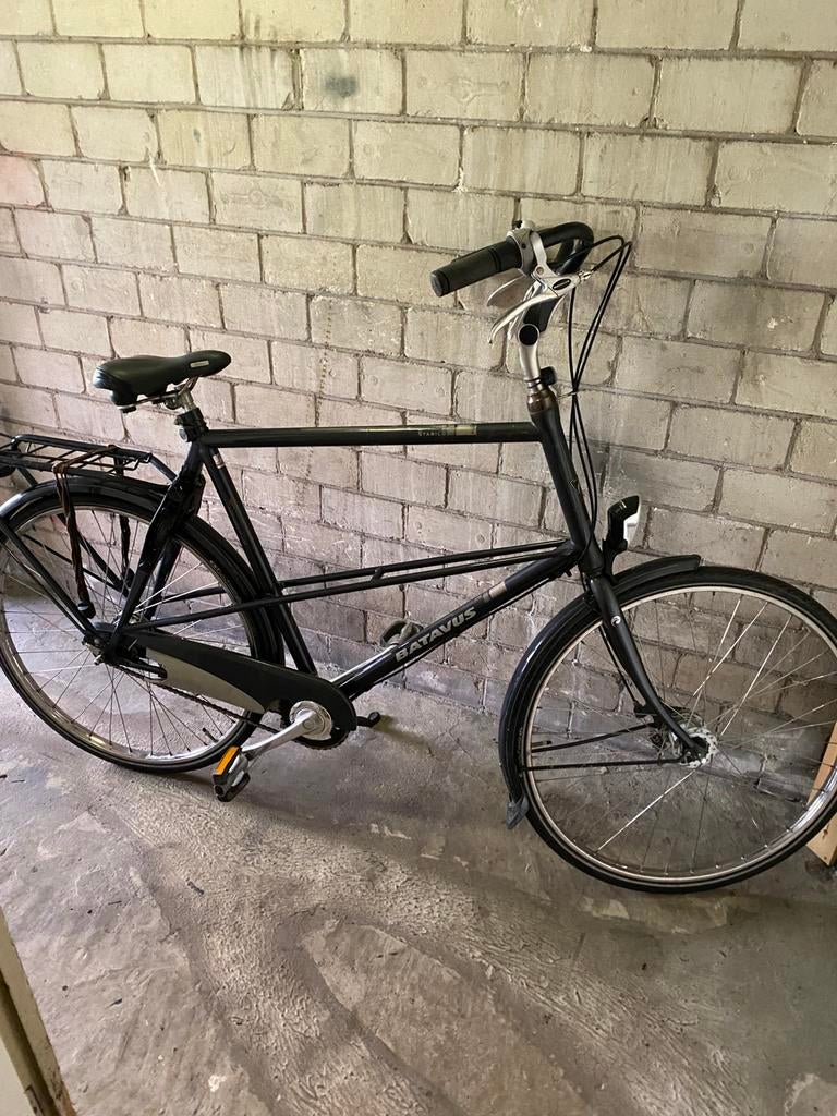 Herenfiets (hoge instap), Fietsen en Brommers, Fietsen | Heren | Herenfietsen, 65 cm of meer, Ophalen, Zo goed als nieuw, Overige merken