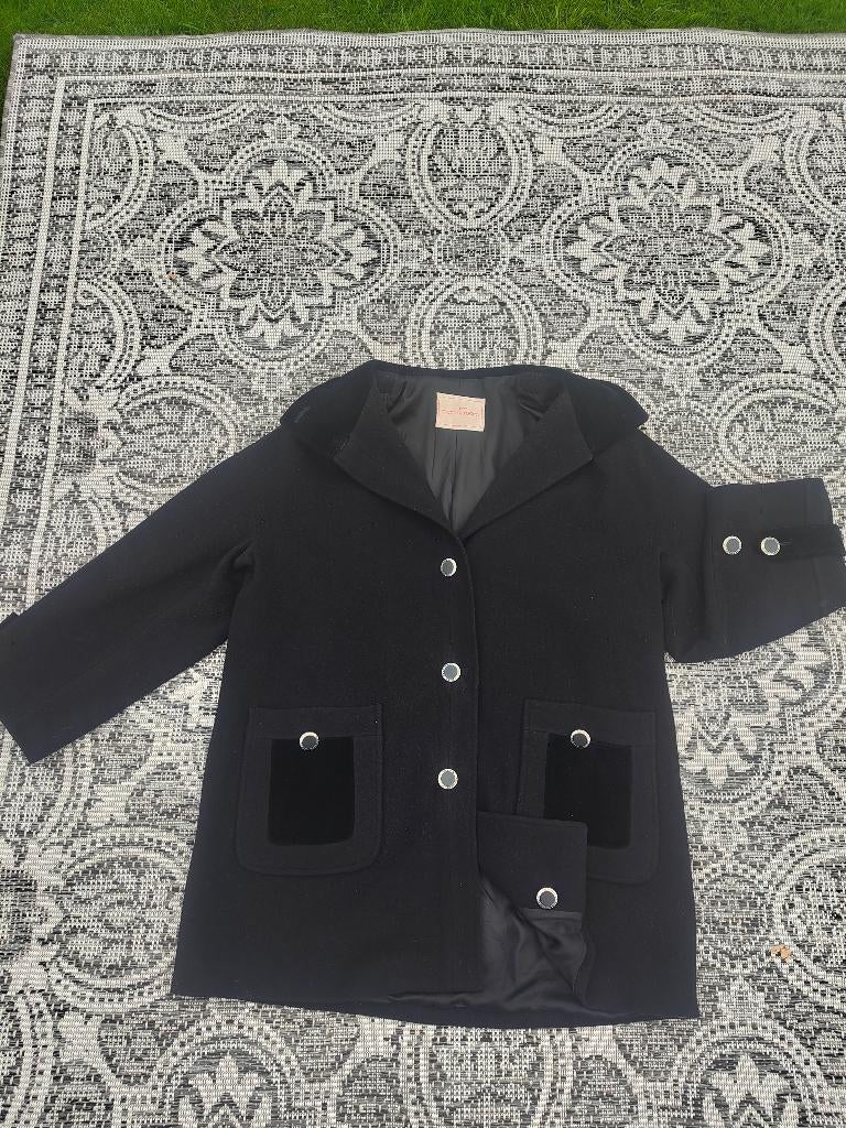 Roccobarocco vintage Italiaanse stoffen dames jas, Kleding | Dames, Roccobarocco, Zwart, Ophalen of Verzenden, Zo goed als nieuw