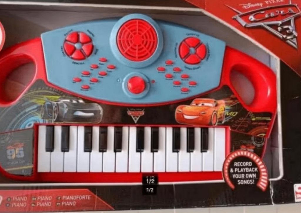 Cars piano met ritmes en opnemen afspelen nieuw, Muziek en Instrumenten, Piano's, Zwart, Nieuw, Ophalen of Verzenden