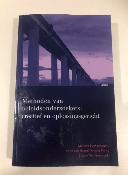 Methoden van beleidsonderzoekers, Boeken, Ophalen of Verzenden, Beta, Zo goed als nieuw, WO
