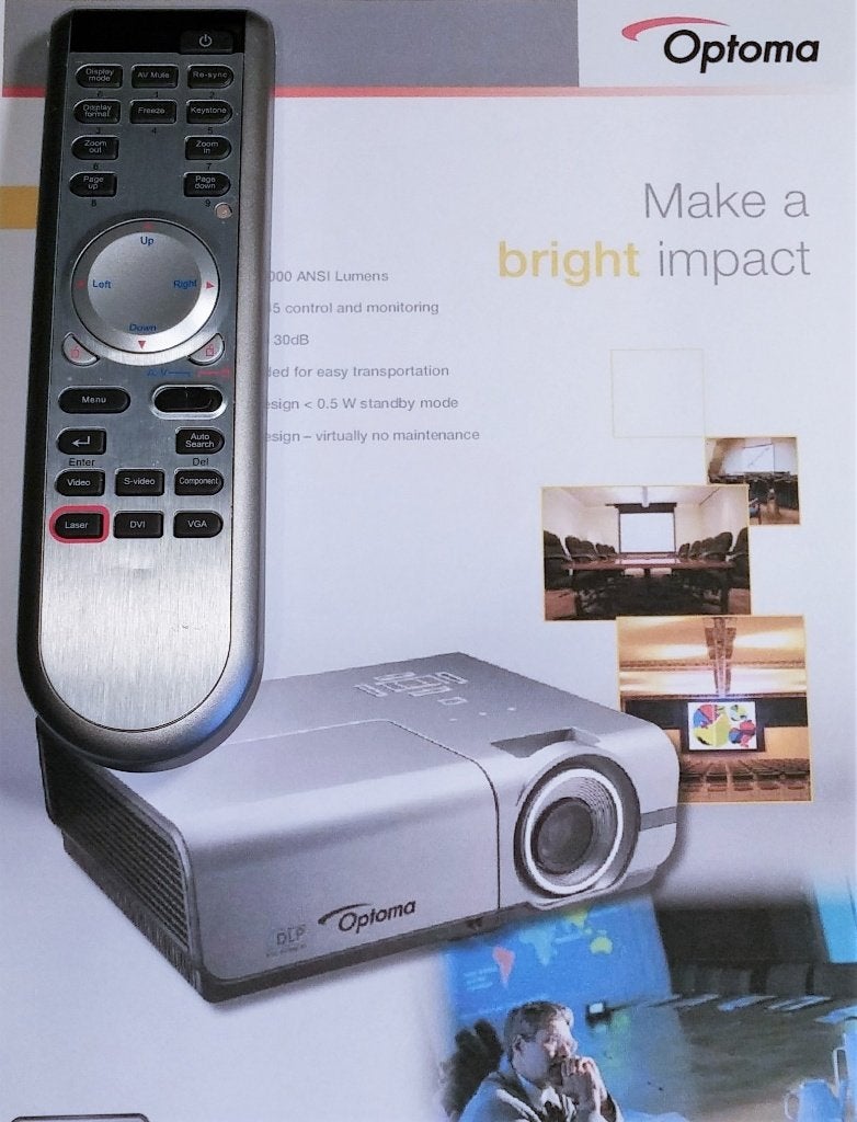 Optoma TSFN-IR01BR-5014N Afstandsbediening Beamer Remote, Ophalen of Verzenden, Zo goed als nieuw, Origineel, Mediaspeler
