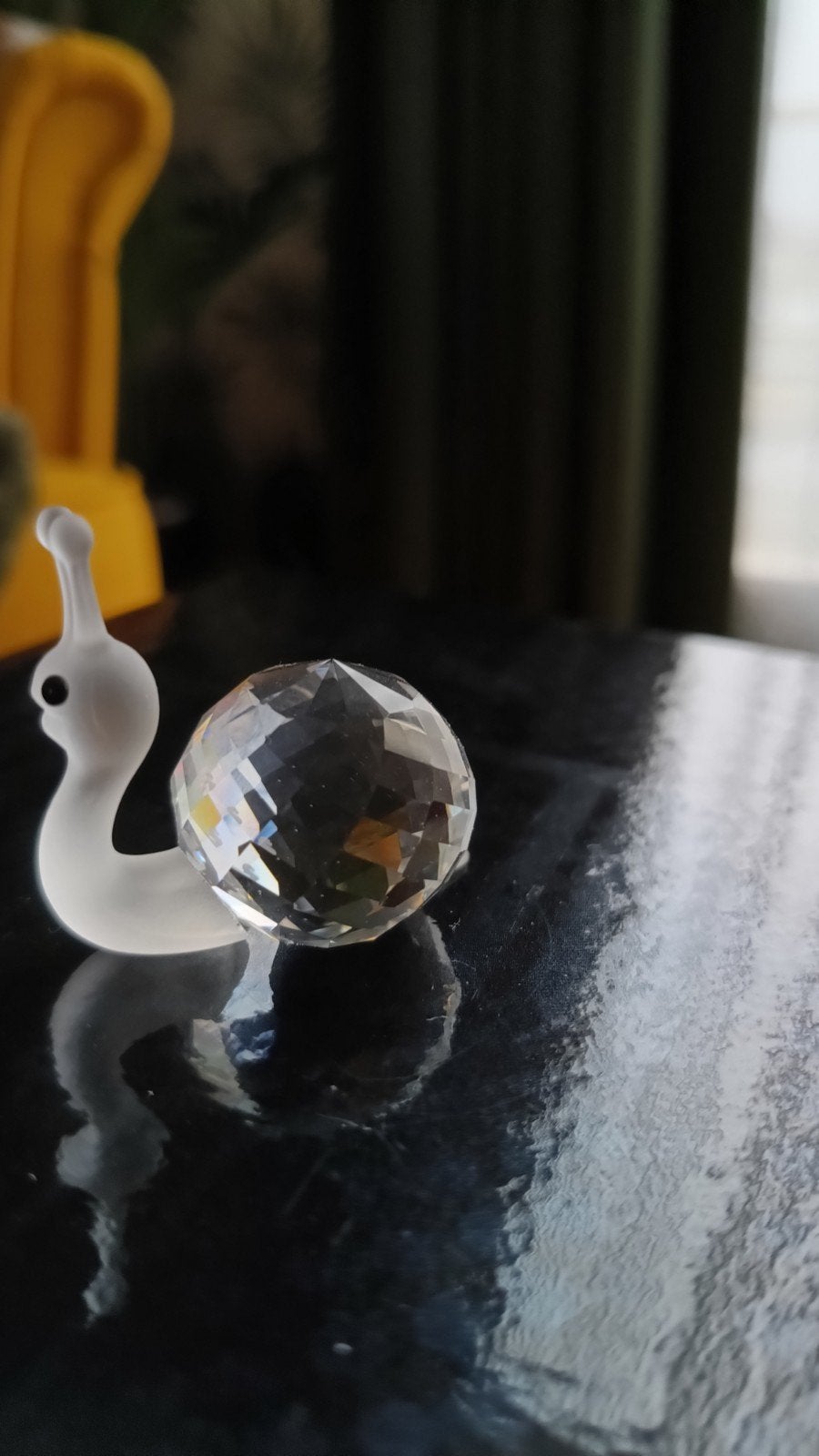 Swarovski Slak Kristal Figuur - Decoratief Object, Ophalen, Zo goed als nieuw, Figuurtje