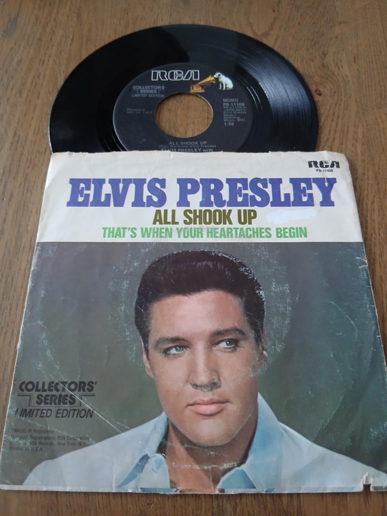 VINYL SINGLE   ELVIS PRESLEY  1977, Overige formaten, Ophalen of Verzenden, Rock-'n-Roll, 1970 - 1979