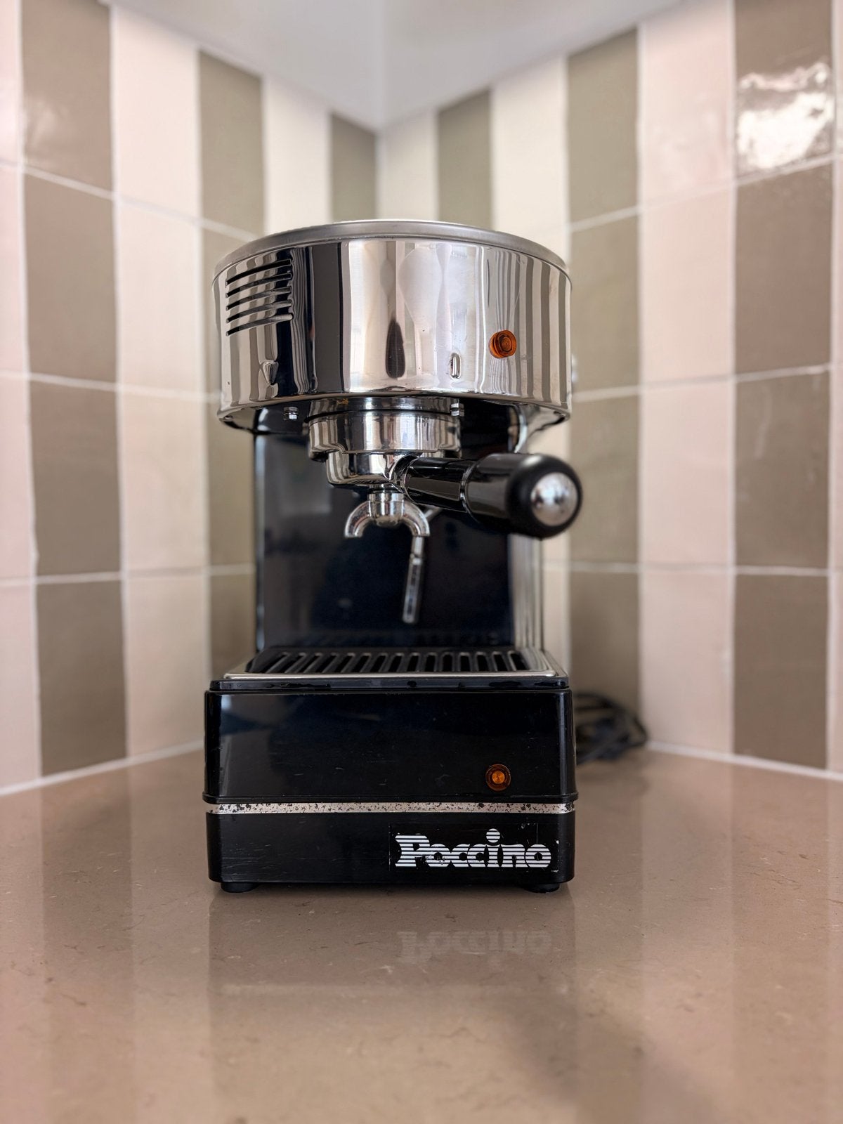 Poccino Espresso Apparaat (Quickmill Espresso machine), Witgoed en Apparatuur, Gemalen koffie, Gebruikt, Espresso apparaat, Ophalen of Verzenden
