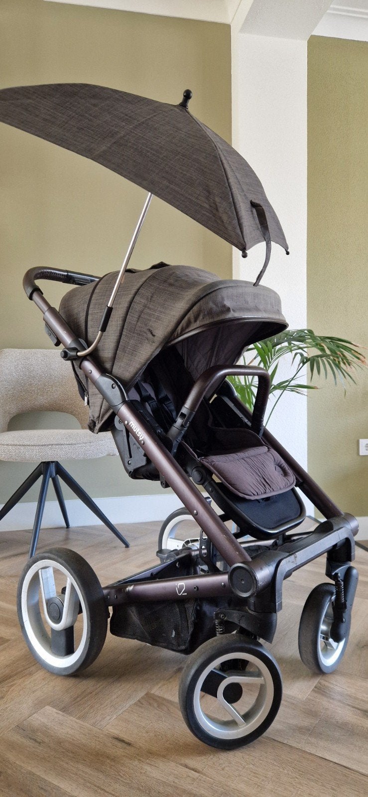 Complete Mutsy i2 / Evo combi kinderwagen, Ophalen, Gebruikt, Voetenzak