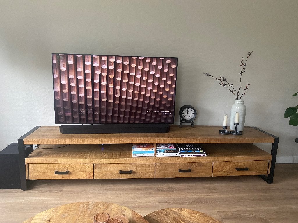 Tv meubel, Ophalen, Zo goed als nieuw, 200 cm of meer, Minder dan 100 cm