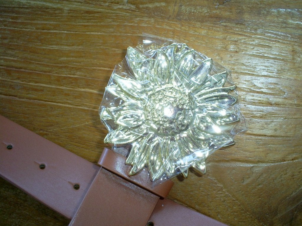 NIEUW __ leren riem van CAROLINE BISS, Kleding | Dames, Riemen en Ceinturen, 80 tot 90 cm, Verzenden, Echt leder, Nieuw