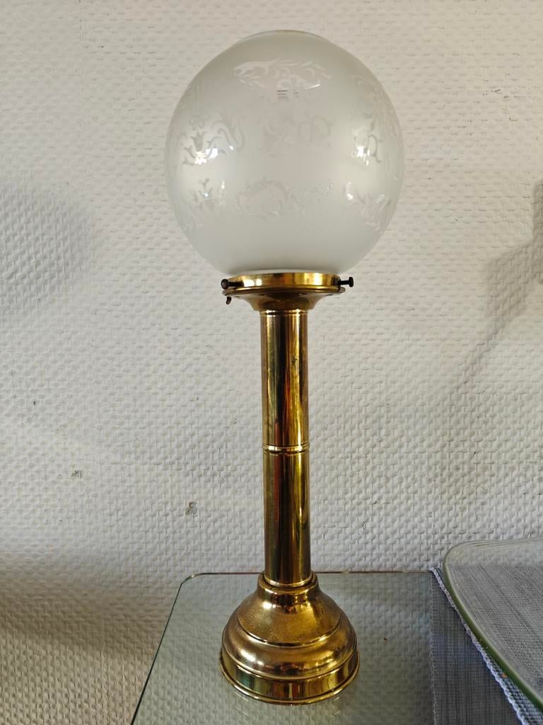 Antieke Den Haan Rotterdam Scheepslamp, Antiek en Kunst, Ophalen of Verzenden