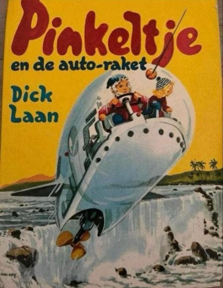 Pinkeltje en de auto-raket - Dick Laan (AVI E6), Ophalen of Verzenden, Gelezen