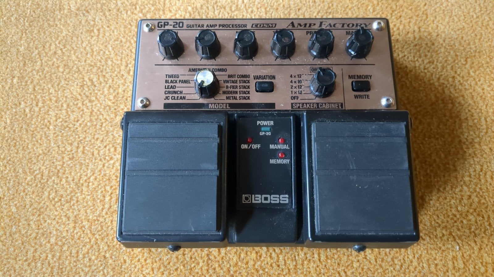 Boss GP-20 multi amp cab simulator, Muziek en Instrumenten, Ophalen of Verzenden, Gebruikt, Overige typen