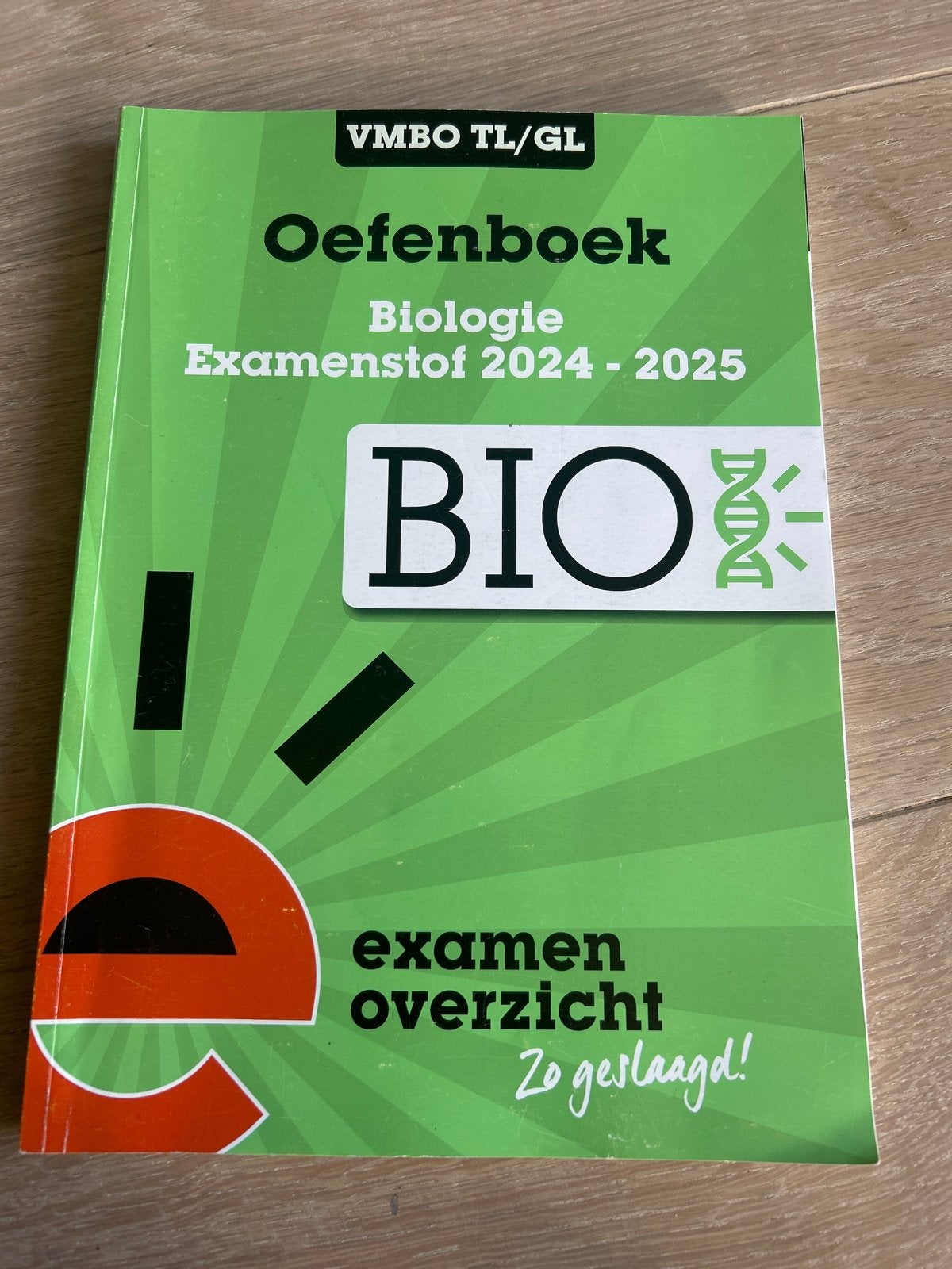 Oefenboek Biologie Examenstof 2024-2025 VMBO TL/GL, Ophalen of Verzenden, Zo goed als nieuw, VMBO, Biologie