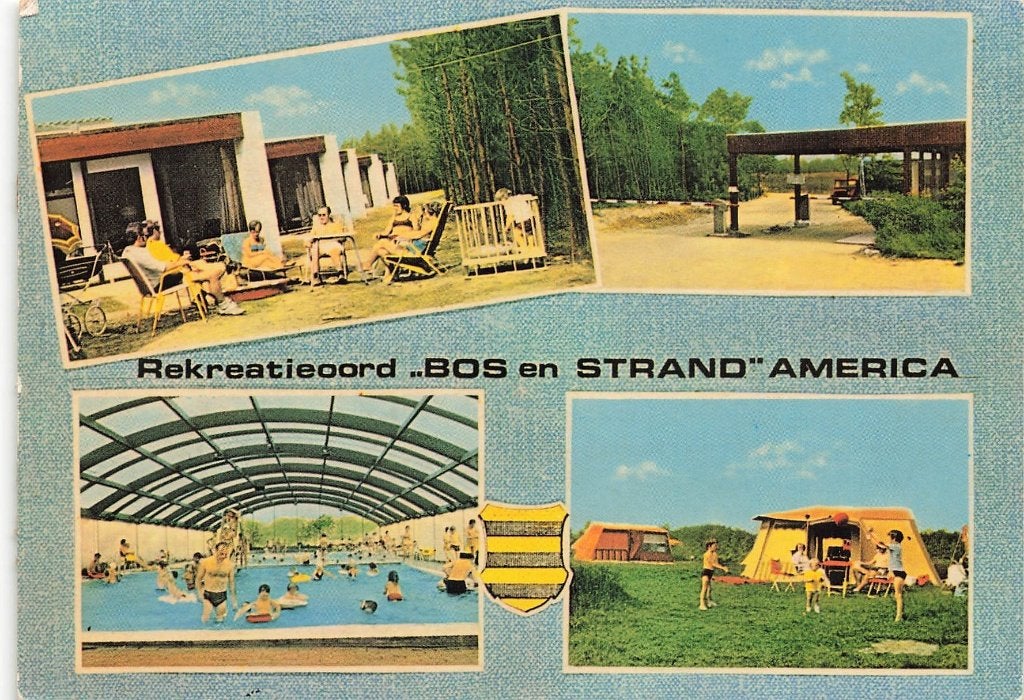 Rekreatieoord Bos en Strand, America, Ophalen of Verzenden, 1960 tot 1980, Gelopen, Limburg