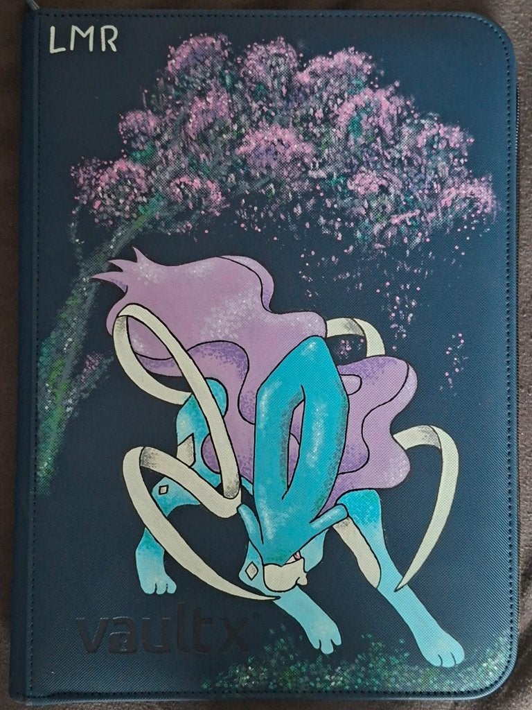 custom pokemon binder suicune, Ophalen of Verzenden, Nieuw, Overige typen