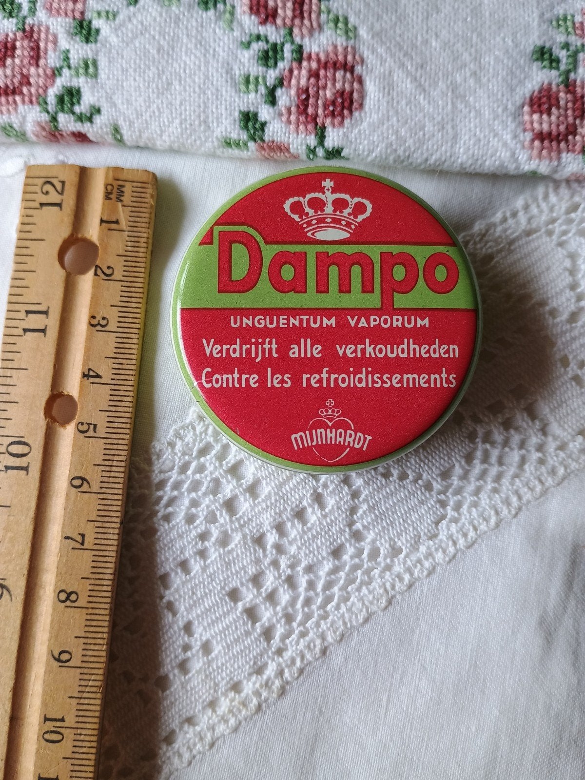 Oud Dampo blikje - Mijnhardt, Verzamelen, Ophalen of Verzenden, Gebruikt, Overige