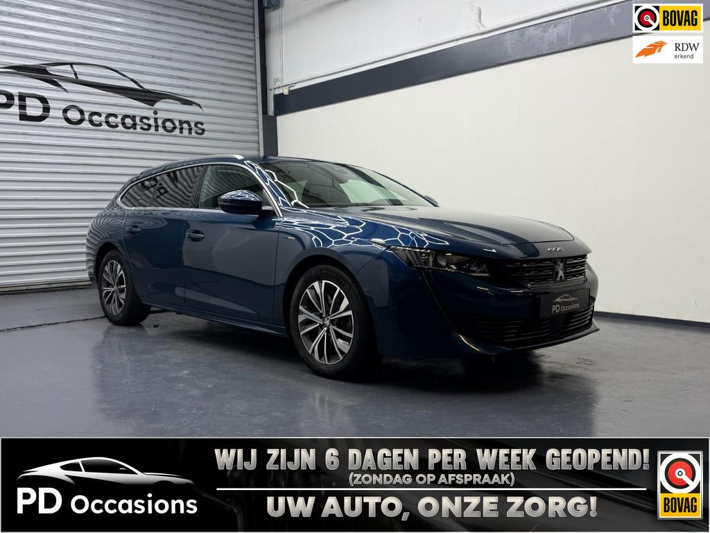 Peugeot 508 1.6 Plug-In HYbrid Allure Pack Business - Camera, Gebruikt, Zwart, 4 cilinders, Blauw