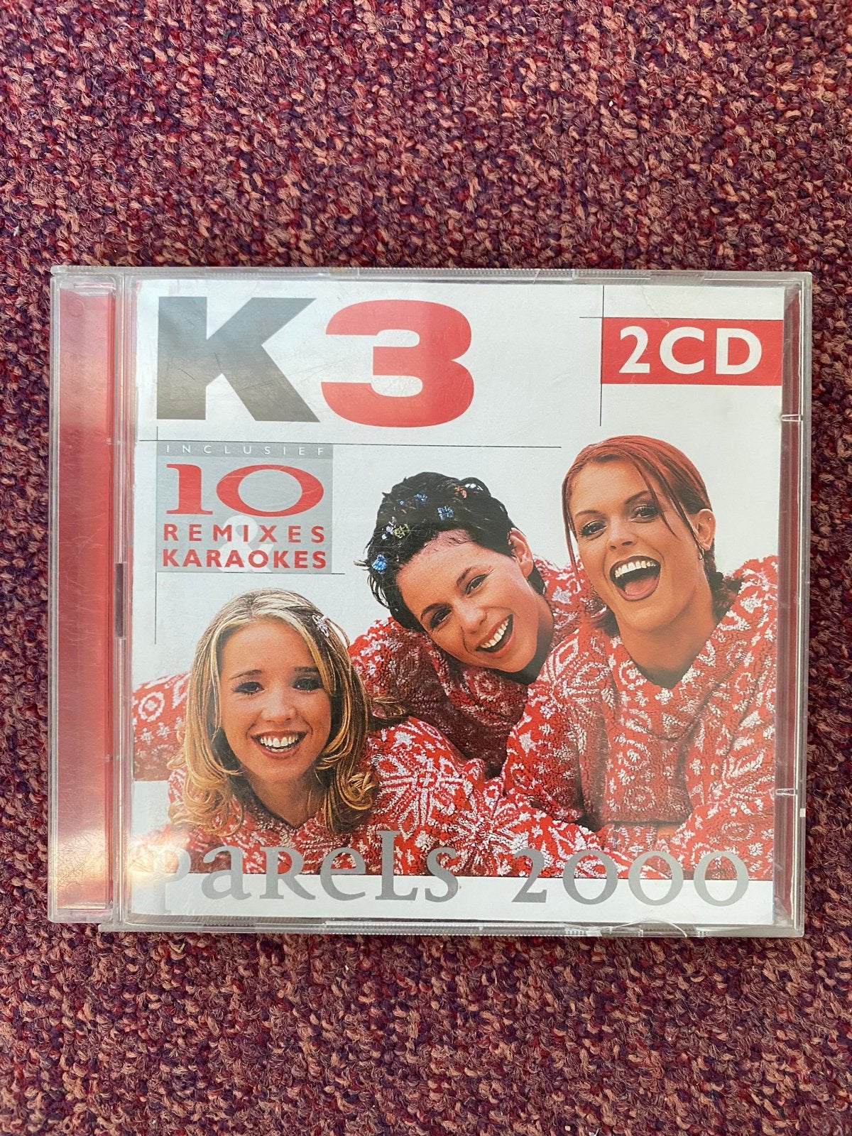 K3 - Parels 2000 (2CD) - Inclusief 10 Remixes & Karaokes, Cd's en Dvd's, Cd's | Pop, Ophalen, Gebruikt, Pop