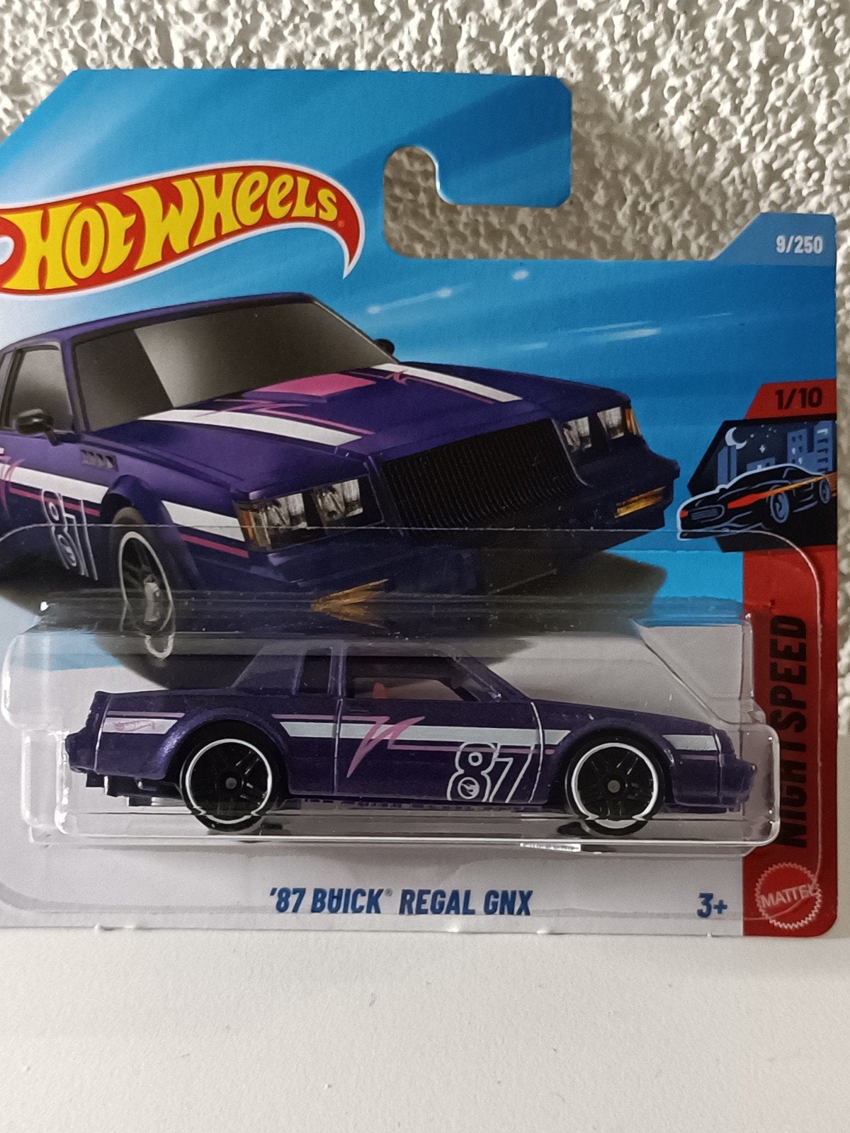Hot Wheels '87 Buick Regal GNX - Nightburnerz 9/250, Ophalen of Verzenden, Nieuw, Auto