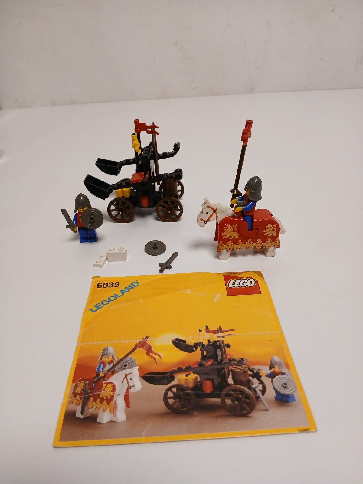lego 6039 ridder lego met manual, Kinderen en Baby's, Ophalen of Verzenden