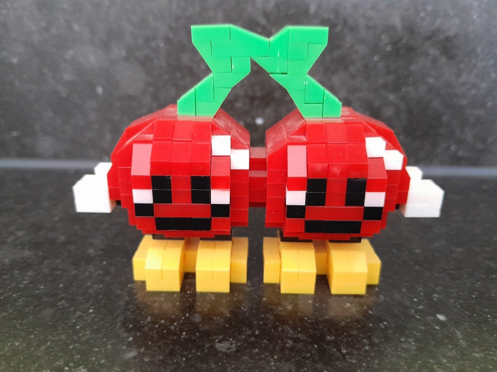 Mini lego micro kersen fruit cherry NO.K101, Ophalen of Verzenden, Zo goed als nieuw, Complete set, Lego