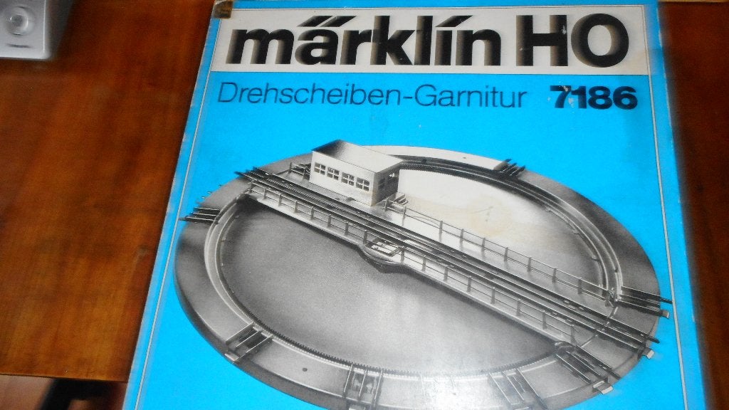 MARKLIN 7186 800 DRAAISCHIJF >36< cm compleet in org. doos, Wisselstroom, Brug, Tunnel of Gebouw, Ophalen of Verzenden, Zo goed als nieuw
