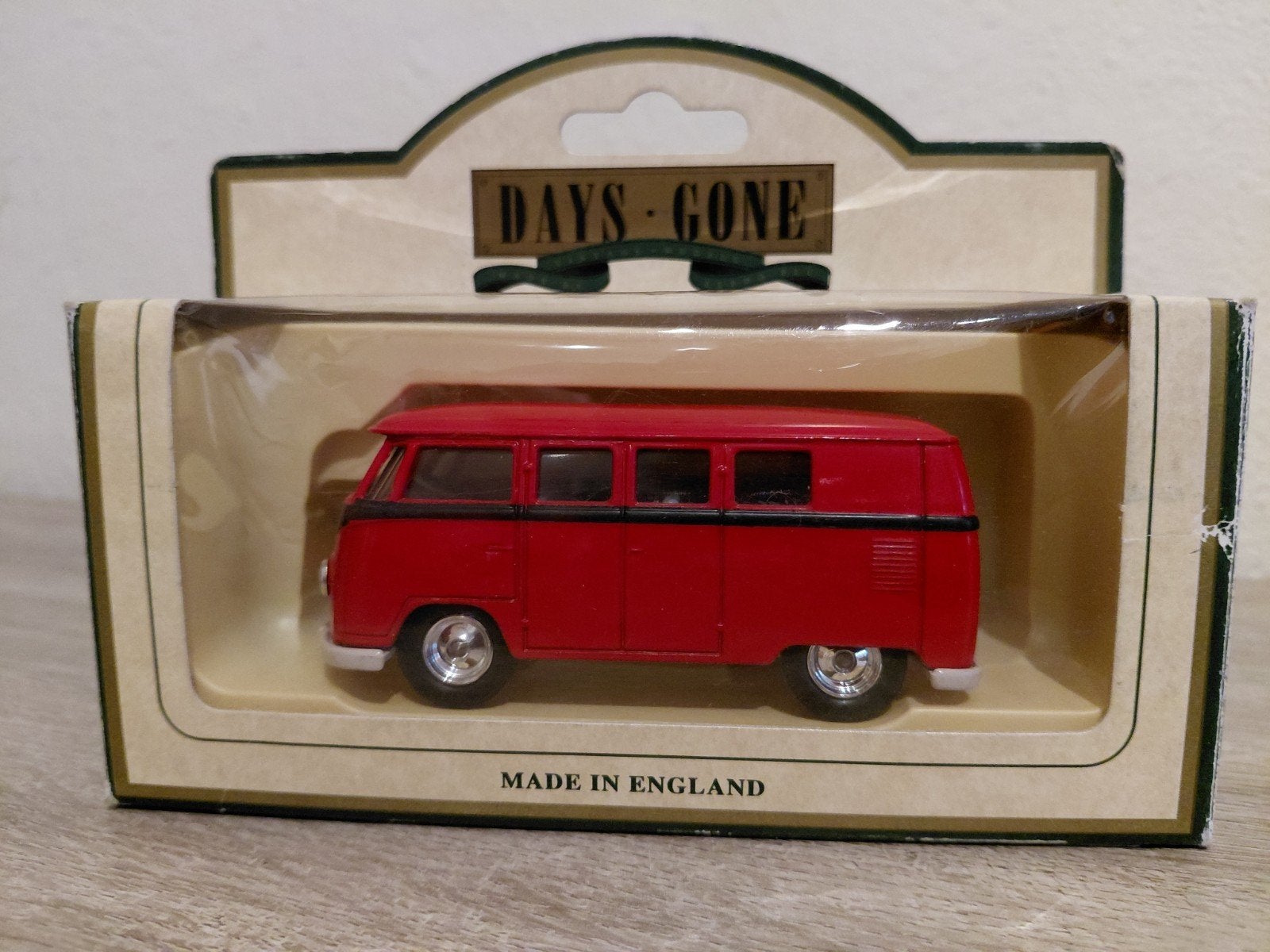 1955 VW Camper Rood-Zwart, Overige merken, Verzenden, Nieuw, Groter dan 1:32