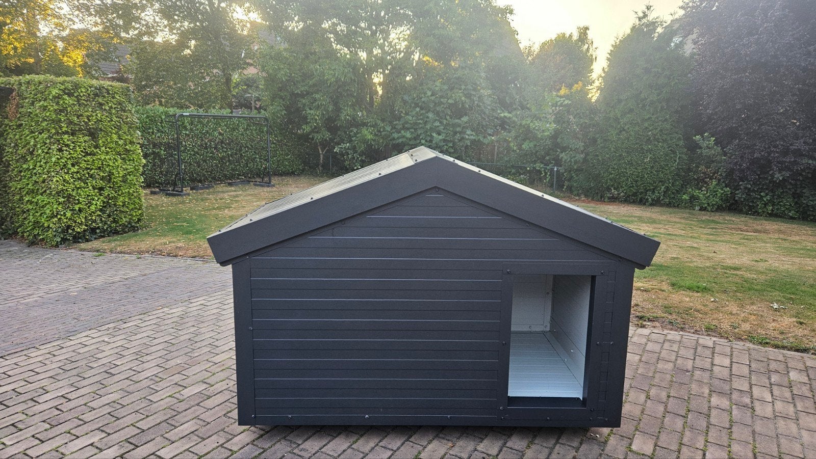 Geïsoleerd hondenhok met binnencompartiment voor grote hond, Ophalen, Zo goed als nieuw, 110 cm of meer, 100 cm of meer