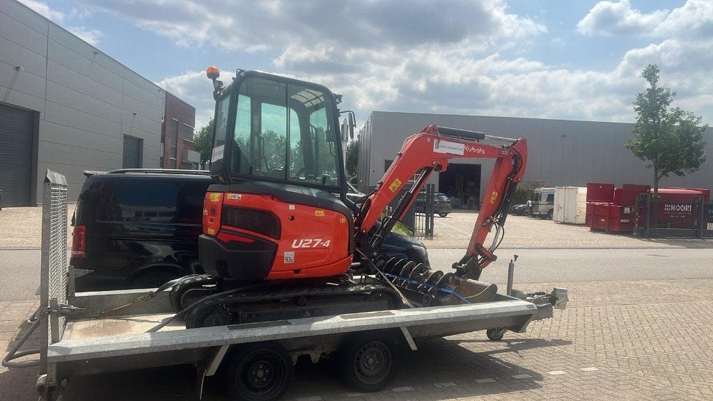 Kubota Minigraver Huren | KX019 • KX027 • U27, Ophalen, Graafmachine