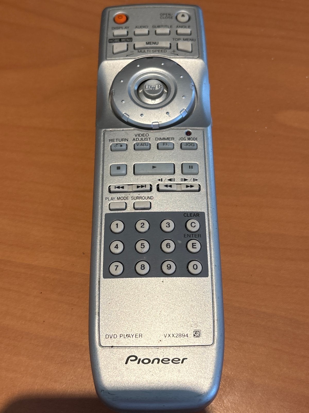 Pioneer VXX2894 Afstandsbediening voor DVD Speler, Verzenden, Gebruikt, Origineel, Dvd