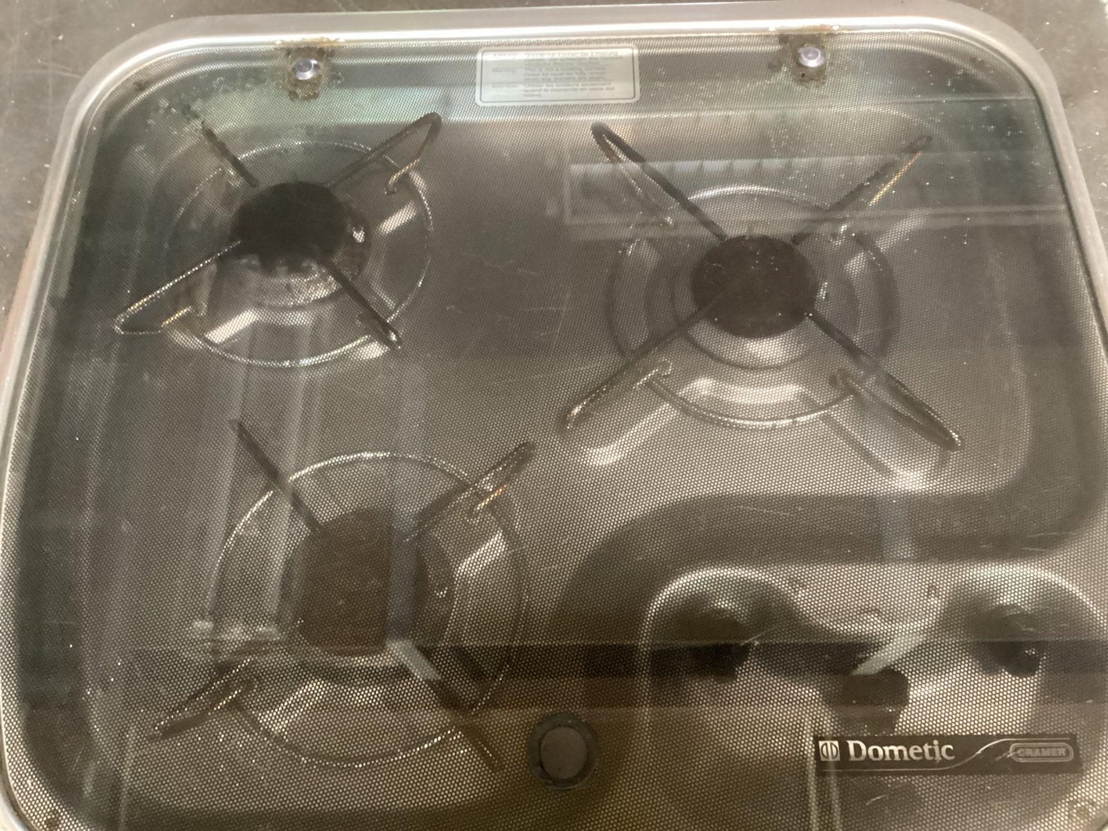 Dometic Cramer Glasplaat voor 3-pits kooktoestel, Ophalen of Verzenden, Gebruikt