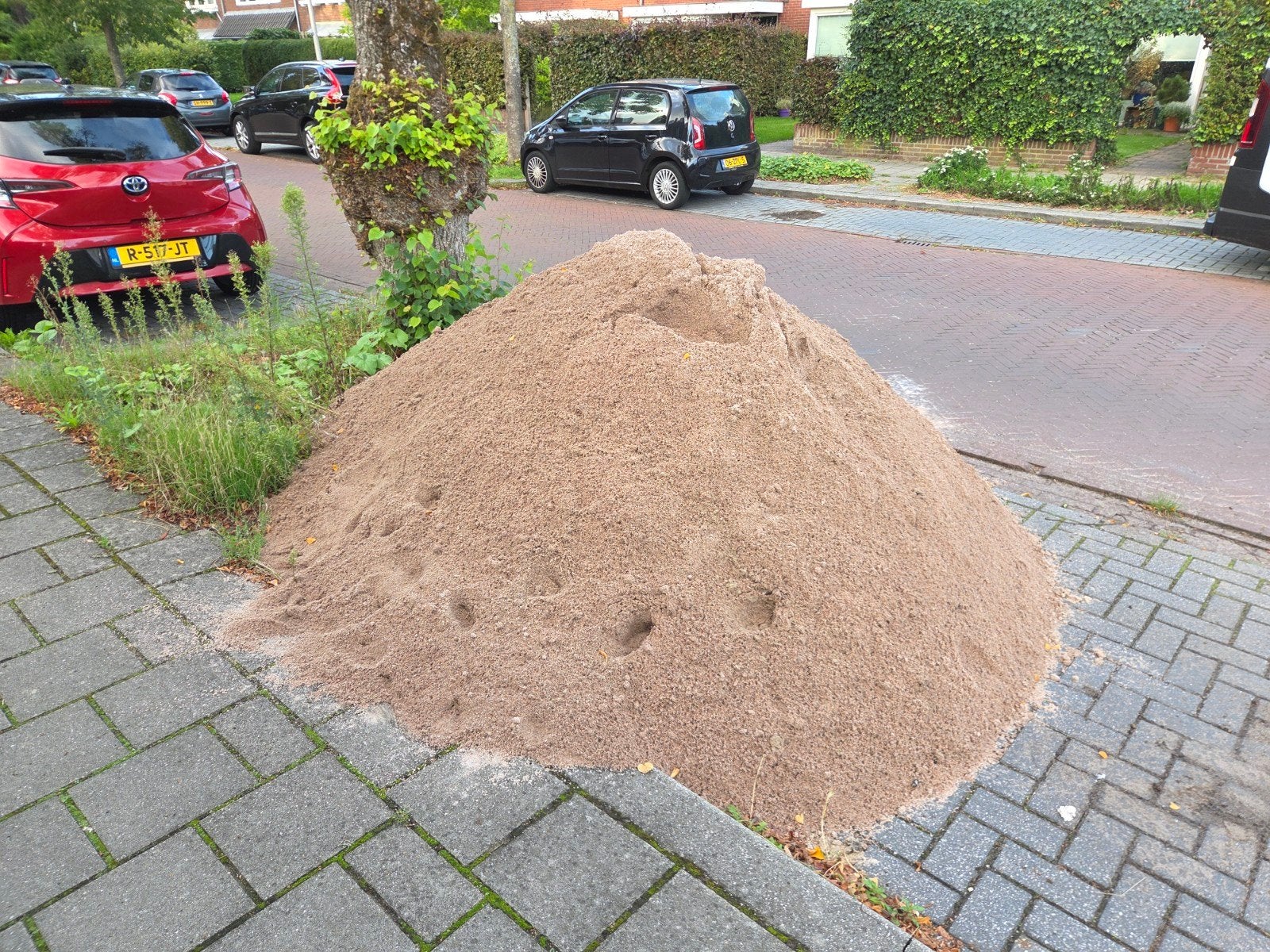 Gratis ophalen: 3 kuub brekerzand, Ophalen