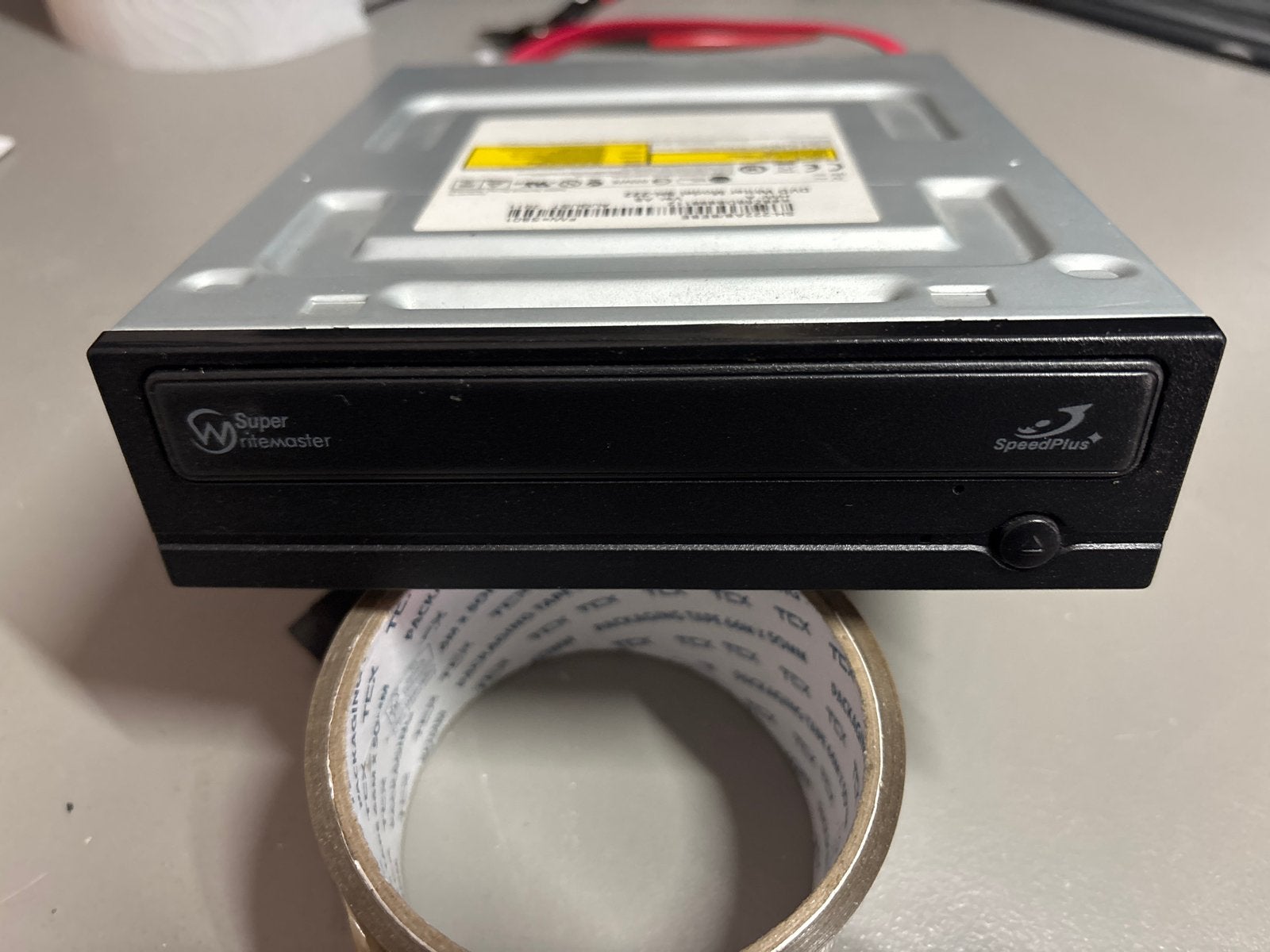 Samsung SH-222 DVD Writer Intern - Super Writemaster, Computers en Software, Intern, Gebruikt, Ophalen of Verzenden, Windows