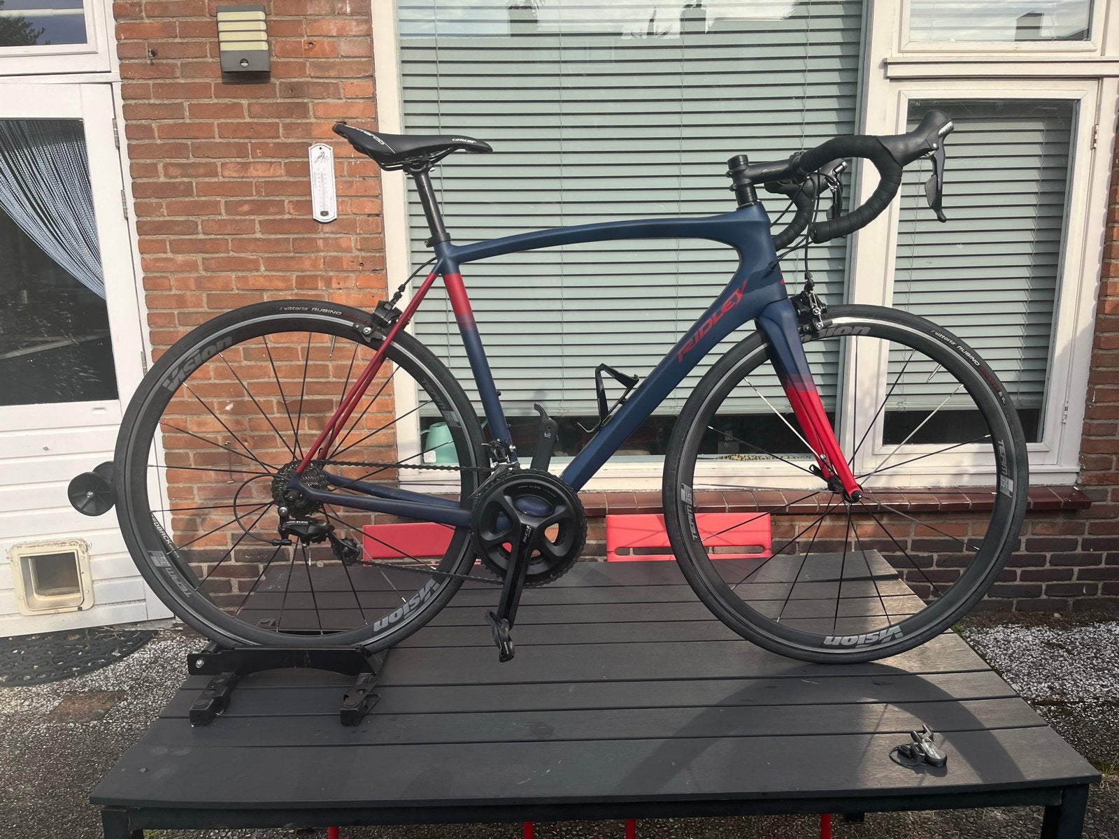 Ridley Fenix carbon - Shimano 105 - Maat M, 28 inch, Aluminium, Zo goed als nieuw, Meer dan 20 versnellingen