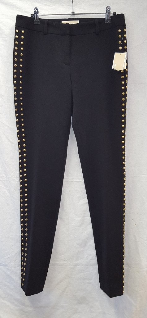 Michael Kors nieuwe zwarte broek + gouden noppen XS nr 47722, Kleding | Dames, Broeken en Pantalons, Michael Kors, ., Zwart, Nieuw