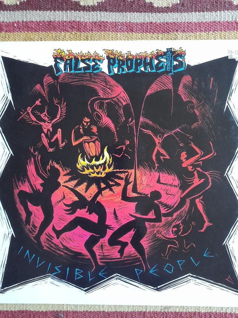 False Prophets- Invisible People lp, Ophalen of Verzenden, Gebruikt, 12 inch, Poprock