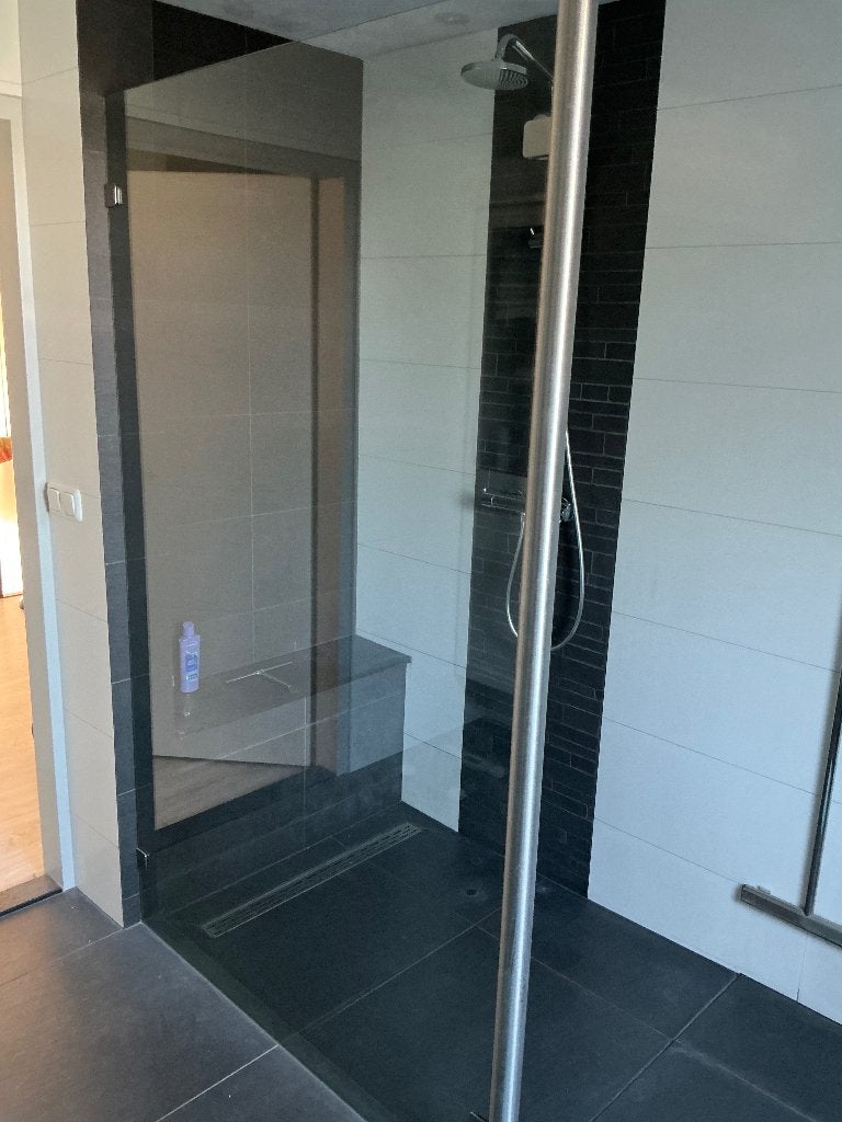 Douchewand, Doe-het-zelf en Verbouw, Ophalen, Gebruikt, Glas, Douche