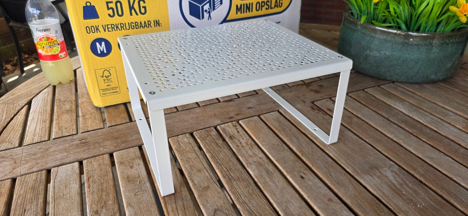 IKEA VARIERA Bordenrek - Wit, Zo goed als nieuw, Ophalen, Bordenrek, IKEA, Nieuw