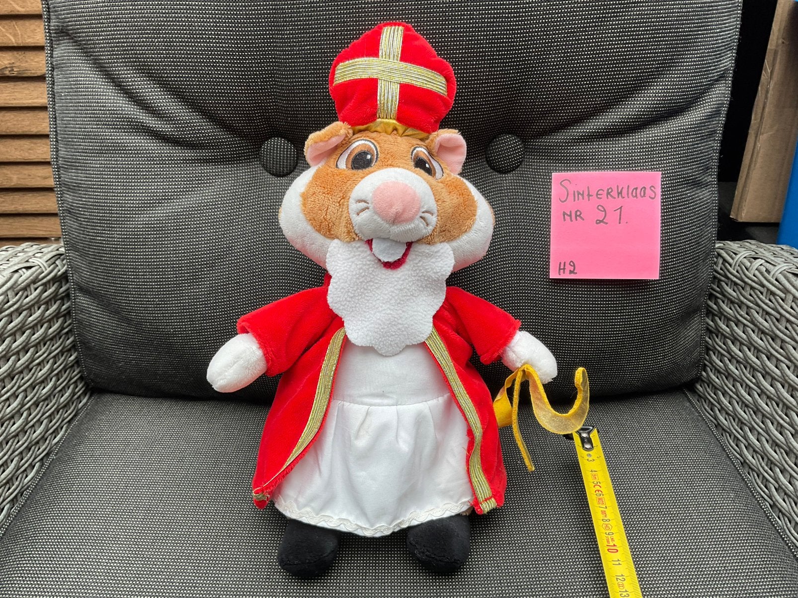 Gebruikte Sinterklaas hamster Albert Heijn knuffel, Verzamelen, Supermarktacties, Albert Heijn, Ophalen
