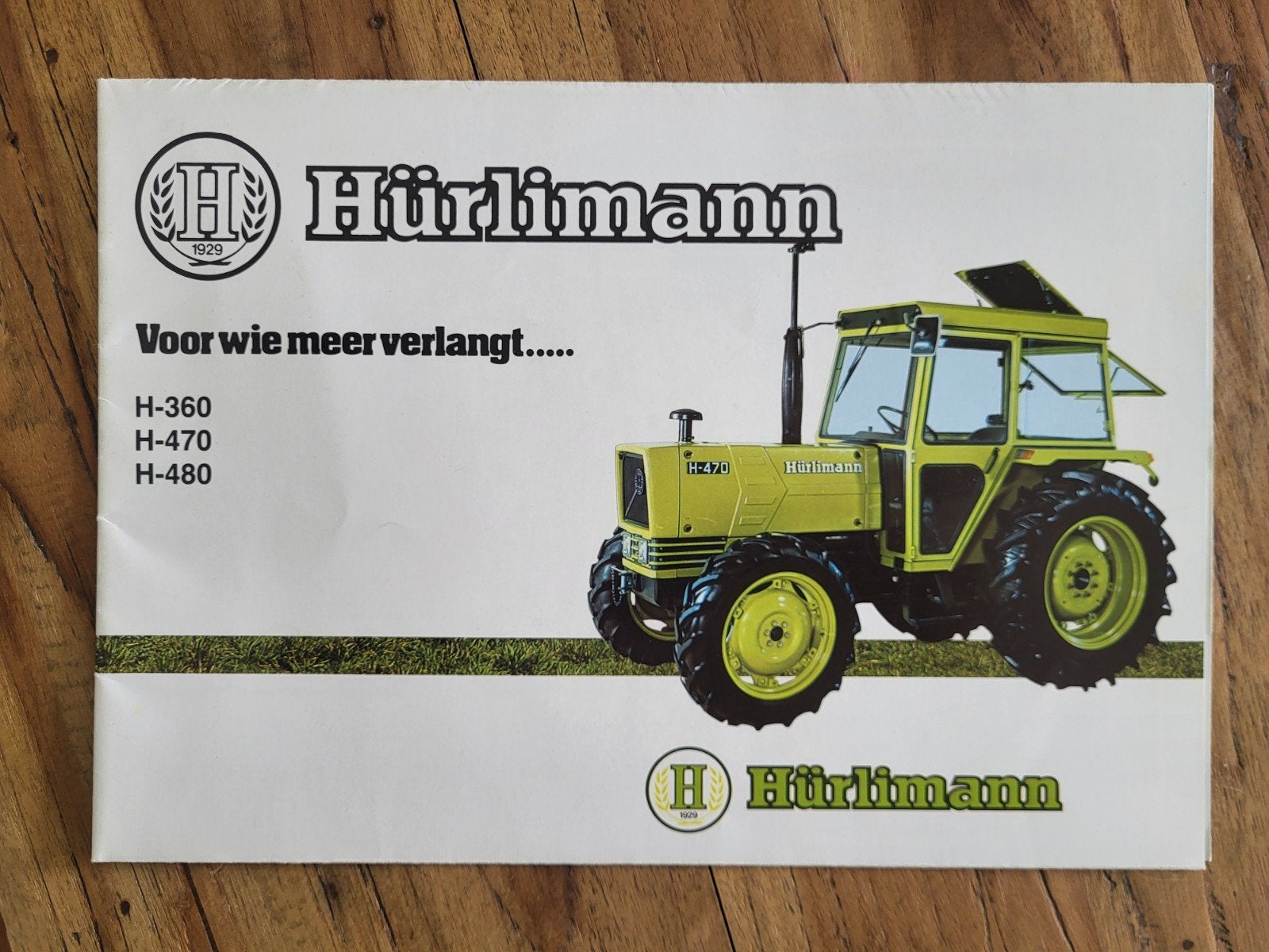 tractor folder Hürlimann H 360 H 470 H 480, Ophalen of Verzenden