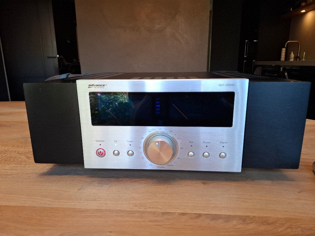 Advance Acoustic MAP 305DAII Stereo Versterker, Gebruikt, 120 watt of meer, Stereo, Ophalen
