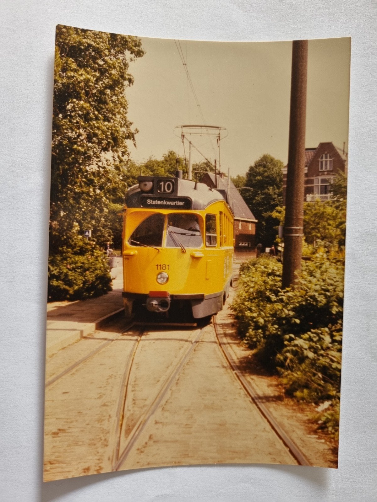 041)Foto Den Haag PCC tram lijn 10 richting Statenkwartier, Ophalen of Verzenden, Nieuw, Tram, Kaart of Prent