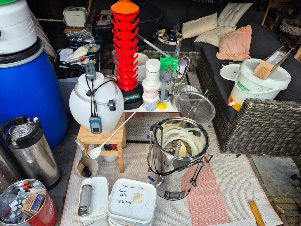 Volledige complete automatische bierbrouwset, Ophalen, Gebruikt