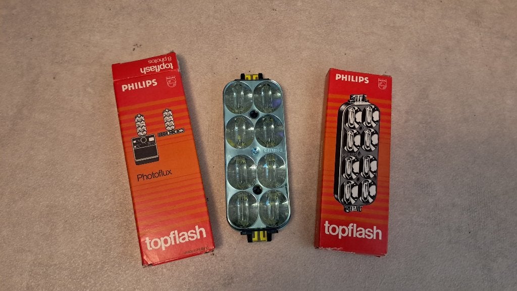 Vintage flitslampjes, Ophalen of Verzenden, Nieuw, Accessoireset, Philips