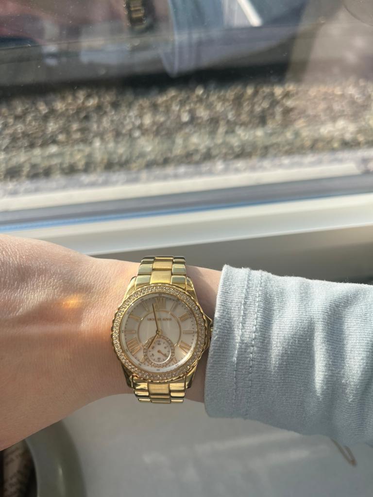 Michael Kors horloge, Sieraden, Tassen en Uiterlijk, Horloges | Dames, Zo goed als nieuw, Polshorloge, Overige merken, Staal, Verzenden