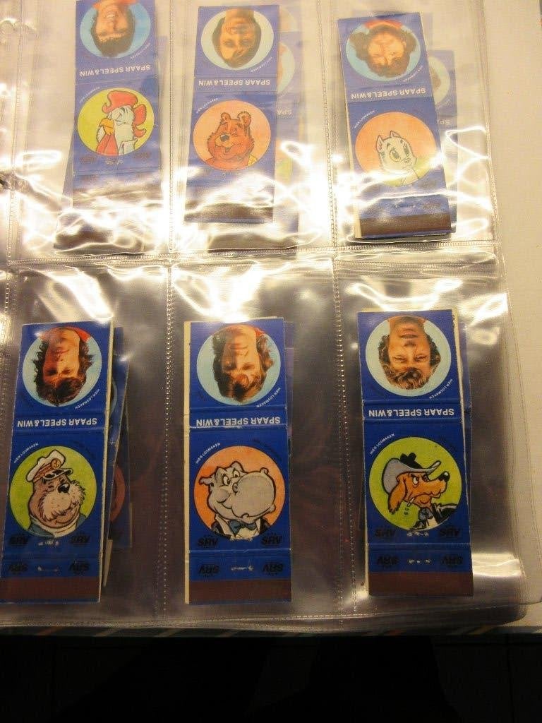 23 lucifers mapjes van Bommel en Tom Poes, Marten Toonder, Ophalen of Verzenden, Zo goed als nieuw, Meerdere stripboeken