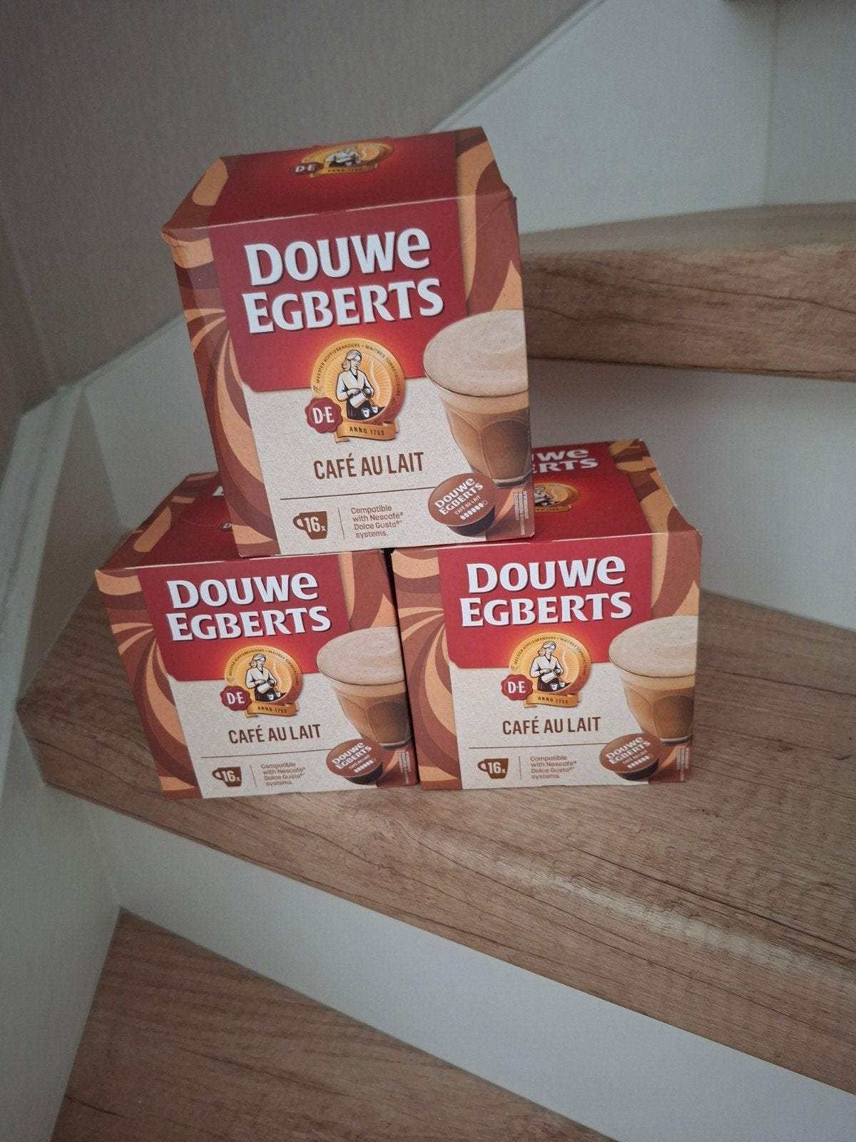 3 pakken café au lait, Ophalen of Verzenden