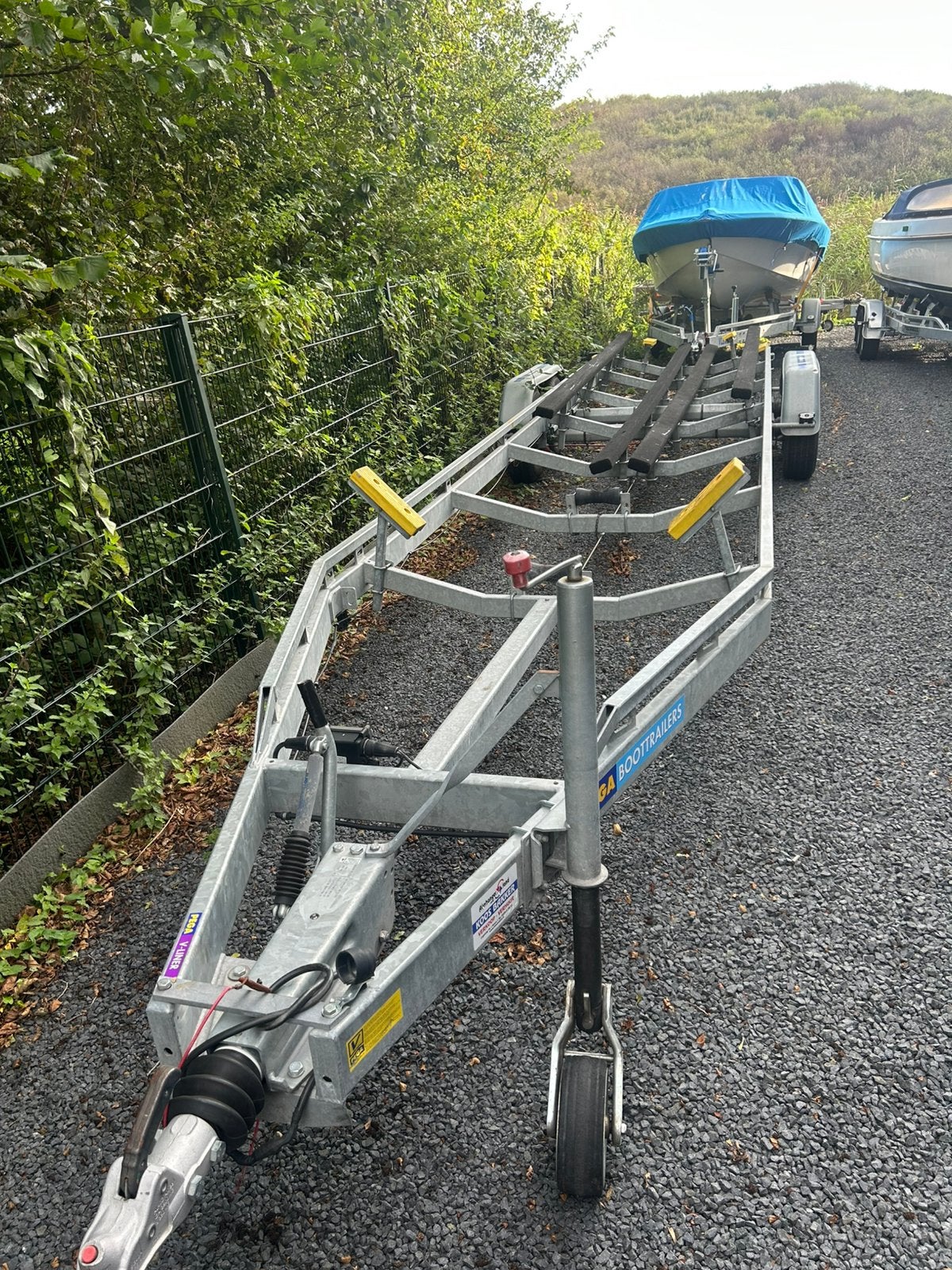 Pega V-Liner 3500kg boottrailer, Watersport en Boten, Ophalen, Zo goed als nieuw, Minder dan 6 meter, Overige typen