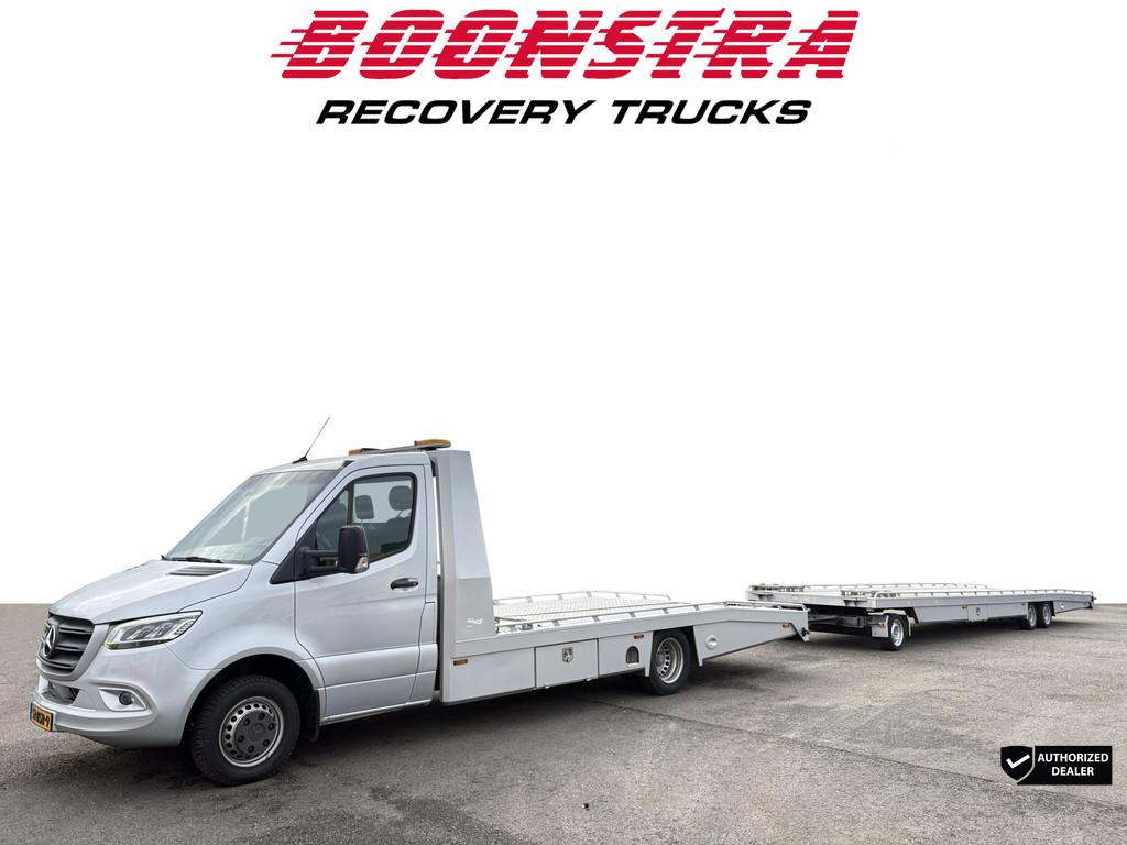 Mercedes-Benz Sprinter 519 V6 Tijhof TS5400 aanhanger Luft W, Auto's, Vrachtwagens, Automaat, Euro 6, 190 pk, Bedrijf