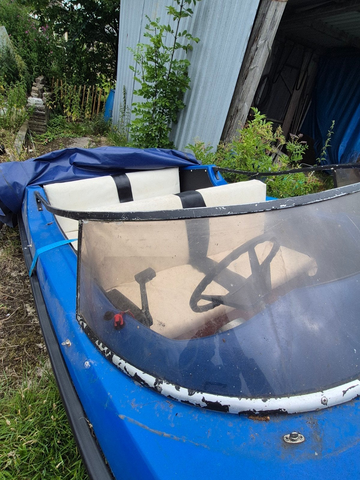 Boot met stuur, Watersport en Boten, Ophalen, Gebruikt, Motorboot