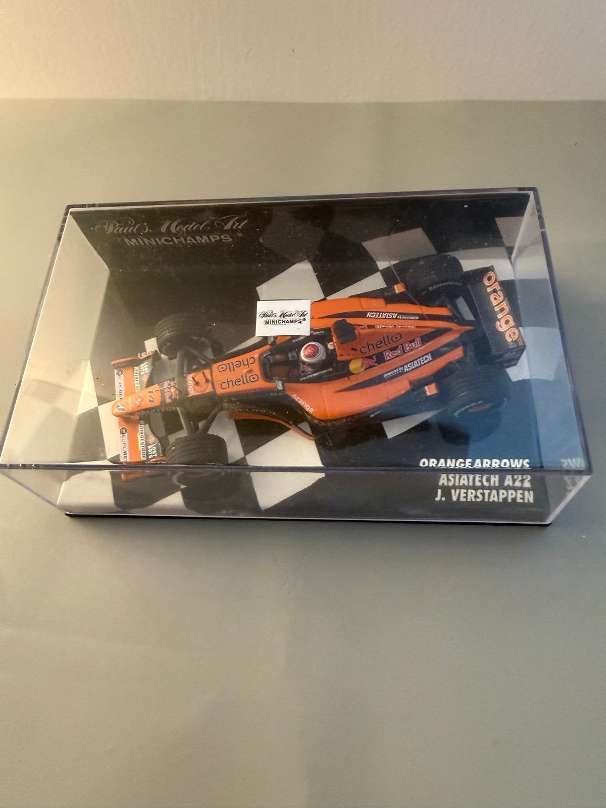 Minichamps Orange Arrows Asiatech A22 Jos Verstappen 1:43, Hobby en Vrije tijd, Ophalen of Verzenden, Zo goed als nieuw, Auto