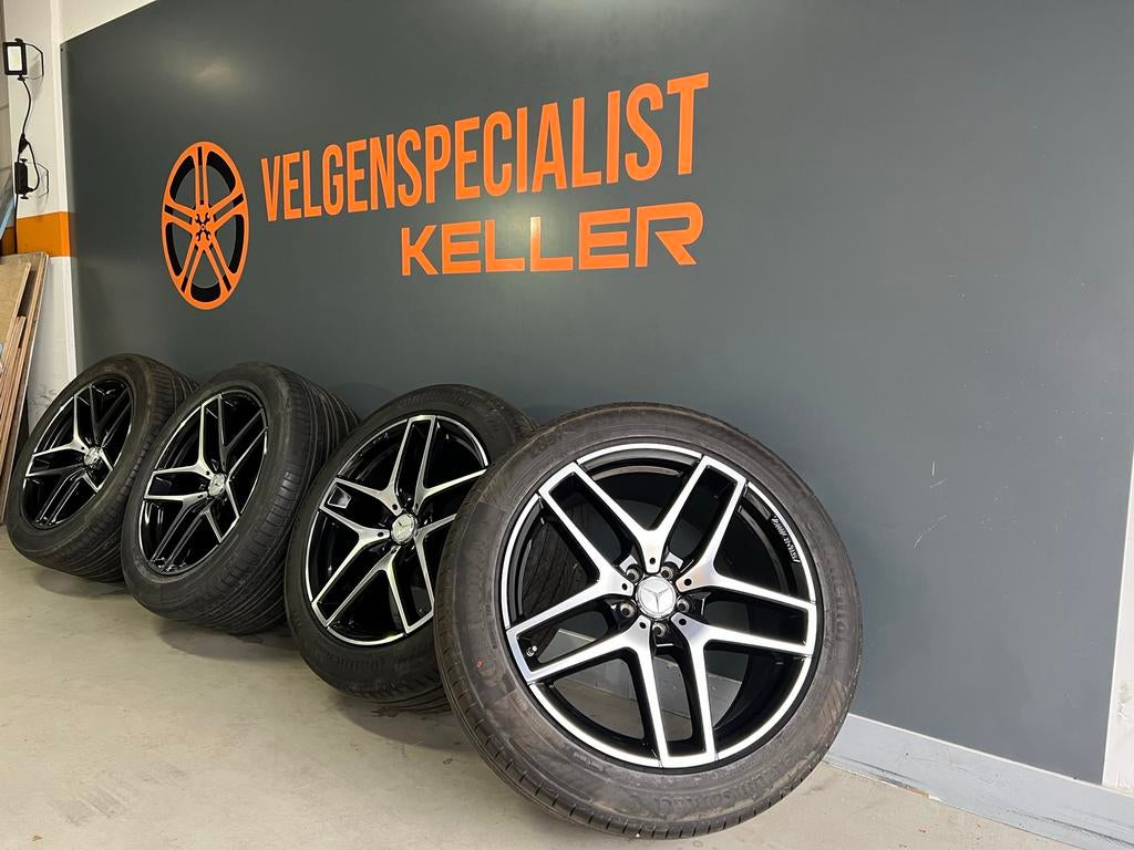 Mercedes GLE Coupe 21 inch AMG breedset velgen 5x112 Zgan, Gebruikt, Banden en Velgen, Zomerbanden, 21 inch